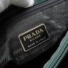 Prada Tessuto 尼龙三角板手提包（深绿色）