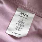 アミパリ アミ パリス ハートロゴ 長袖シャツ ピンク - NEWSED