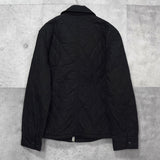 バーバリー ブルーレーベル ホースロゴ ノバチェック裏地 キルティングジャケット ブラック - NEWSED