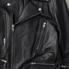 ビバスタジオ 本革 ソフトレザー ダブル ライダースジャケット レザージャケット ブラック メンズ