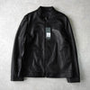 ポリス ラムレザー シングル ライダースジャケット レザージャケット ブラック メンズ タグ付き未使用品