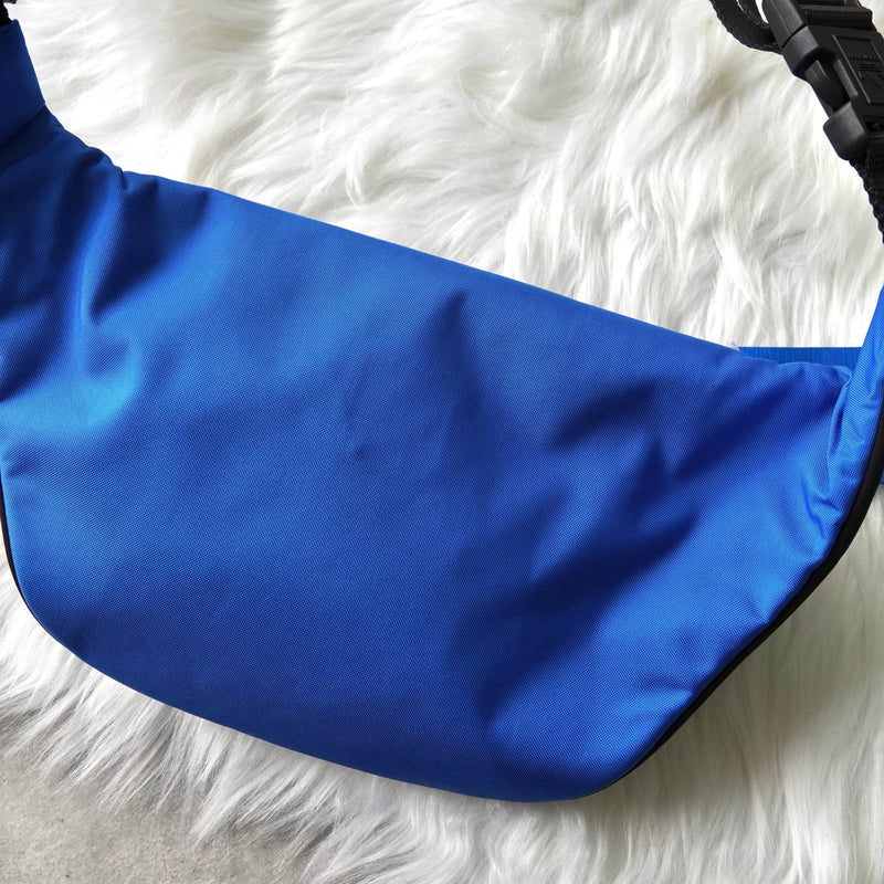 Balenciaga Adidas collaboration Trefoil logo nylon waist bag/body