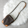 Louis Vuitton Monogram Danube 棕色皮革单肩包