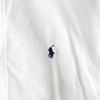 Ralph Lauren logo embroidered long sleeve shirt white shirt white