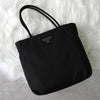 Prada Tessuto 黑色尼龙三角板手提包