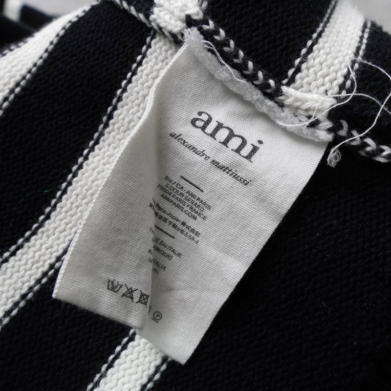 アミパリ アミ パリス ニット ボーダー ブラック ホワイト | ブランド