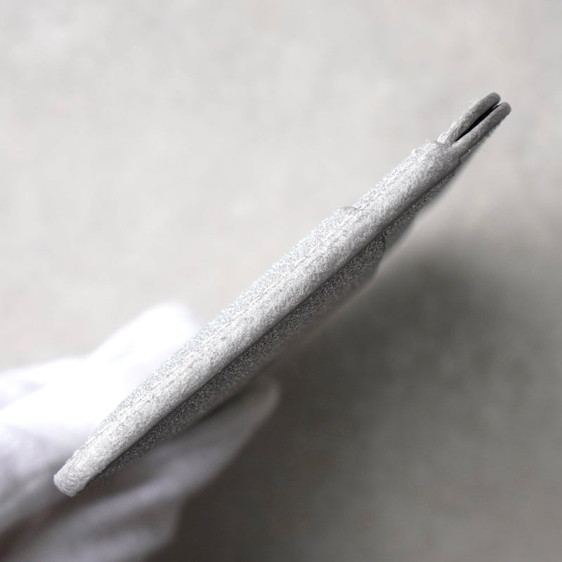 バレンシアガ ロゴ グリッター パスケース カードケース シルバー - NEWSED