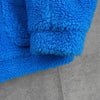 Doublet Painted No-Button Boa Jacket Blouson Blue