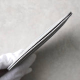 バレンシアガ ロゴ グリッター パスケース カードケース シルバー - NEWSED