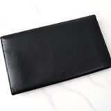 プラダ サフィアーノ レザー 三角プレート 二つ折り財布 長財布 ブラック - NEWSED