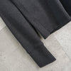 Polo Ralph Lauren logo henley neck long sleeve cut and sew grey ladies