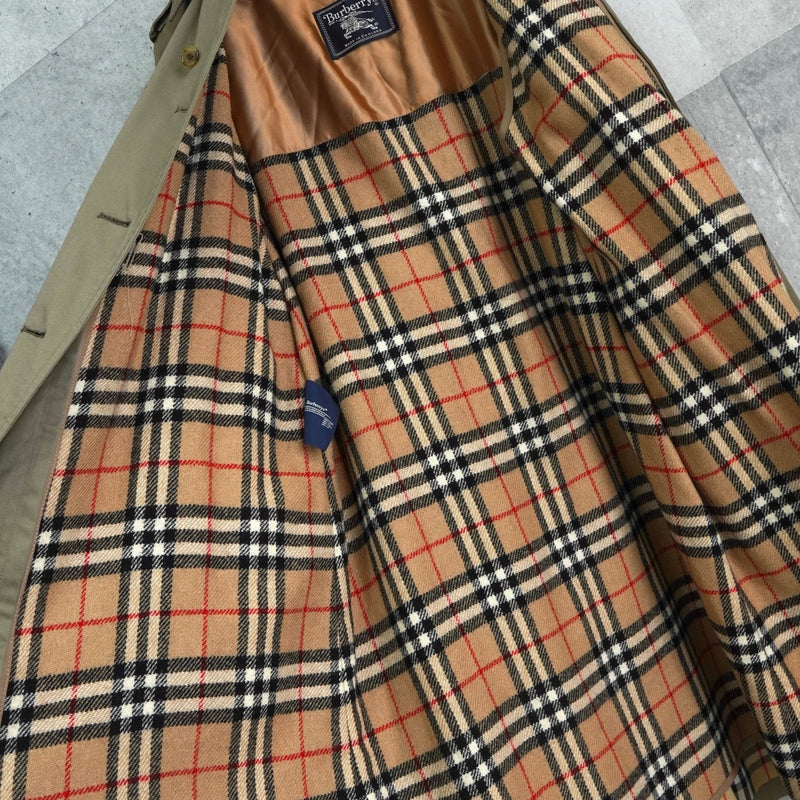 バーバリー ヴィンテージ ライナー トレンチコート カーキ - NEWSED