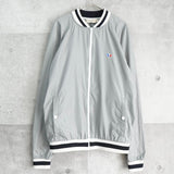 メゾンキツネ スタジャン ブルゾン フォックスロゴ グレー - NEWSED