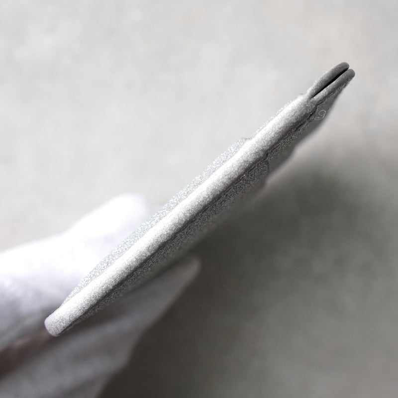 バレンシアガ ロゴ グリッター パスケース カードケース シルバー - NEWSED