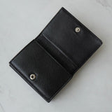 バレンシアガ エブリティ レザー 三つ折り財布 コンパクトウォレット ブラック - NEWSED