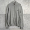 ポロ ラルフローレン ポニーロゴ ドライバーズニット グレー