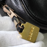 ロエベ アナグラム レザー ショルダーバッグ ポシェット ブラック - NEWSED