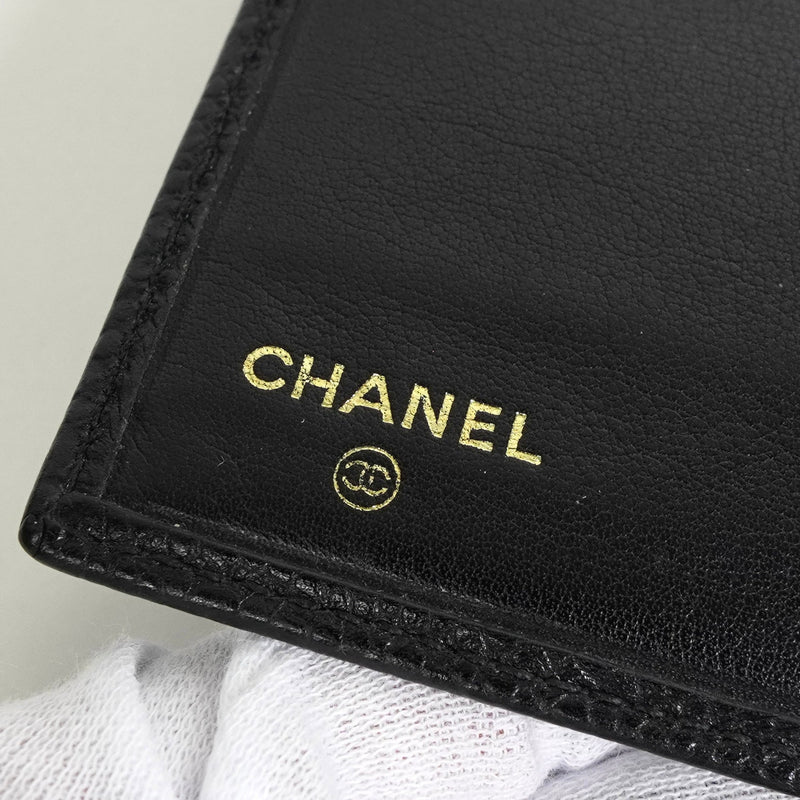 シャネル ココマーク キャビアスキン カードケース ブラック - NEWSED