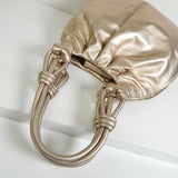 ロエベ アナグラム ナッパレザー ハンドバッグ ゴールド レディース - NEWSED