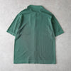Lacoste 徽标贴片短袖针织 Polo 衫（绿色）