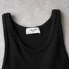 Celine logo tube top in black, unused with tags