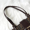 Fendi Vintage Zucca 帆布手提包，棕色