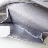 プラダ トライアングルロゴ サフィアーノレザー 二つ折り財布 パープル - NEWSED