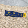 Polo Ralph Lauren 米色徽标刺绣针织背心