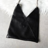 エムエムシックス メゾン マルジェラ レザー ジャパニーズバッグ チェーン ショルダーバッグ ブラック