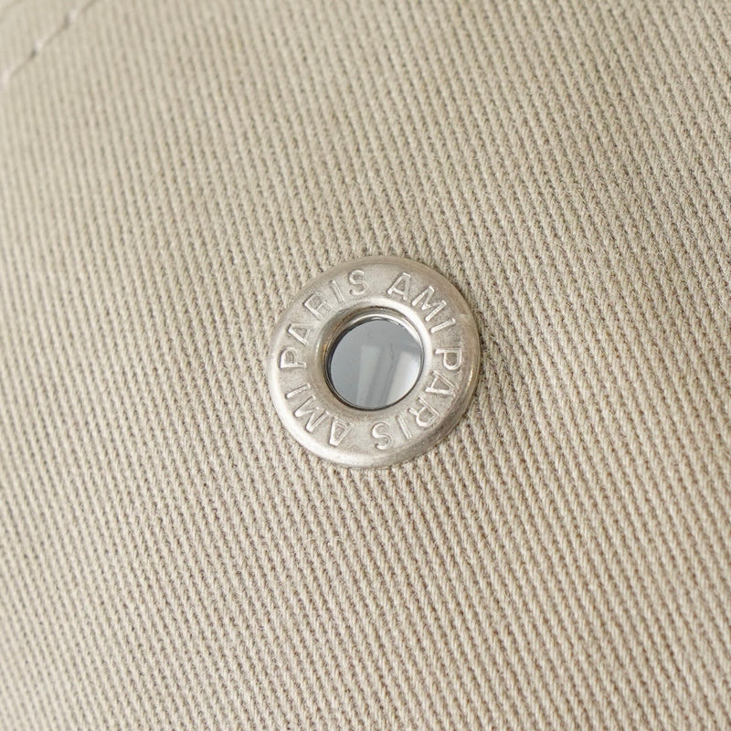 アミパリ アミ パリス ハートロゴ キャップ ベージュ - NEWSED