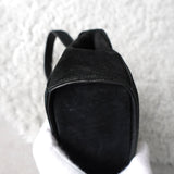 サルバトーレ フェラガモ ゴールド ガンチーニ スエード ミニ ハンドバッグ 自立型 ブラック - NEWSED