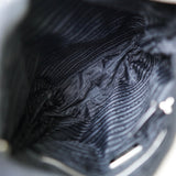 プラダ ポコノ テスート ナイロン / レザー トライアングルロゴ ショルダーバッグ ブラック - NEWSED