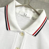 Fred Perry 徽标刺绣短袖 Polo 衫，白色、红色和海军蓝