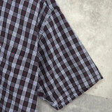 バーバリー ノバチェック ホースロゴ 刺繍 半袖シャツ ブラック / ホワイト - NEWSED