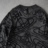 Vivienne Westwood Orb Print Knit in Gray