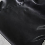 メゾンマルジェラ エムエムシックス レザー ジャパニーズバッグ スモール ブラック - NEWSED