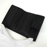 プラダ サフィアーノ レザー トライアングルロゴ 二つ折り財布 ブラック - NEWSED