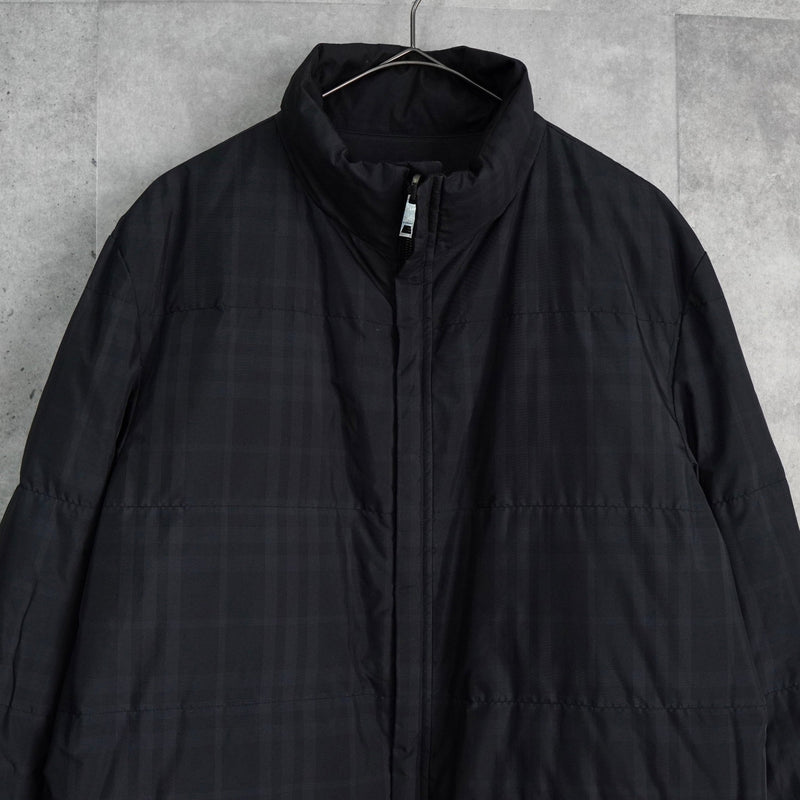バーバリー ライナー リバーシブル 中綿ジャケット ミドルコート メンズ ブラック - NEWSED