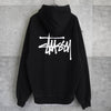 Stussy 徽标连帽衫 黑色