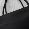 Prada 黑色三角形徽标尼龙手提包