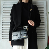 ジャックムス バンビーノ ラージ ショルダーバッグ ハンドバッグ ブラック - NEWSED