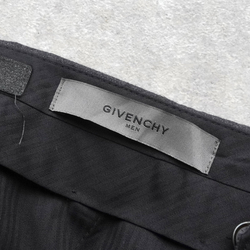 ジバンシィ ジバンシー シングル セットアップ スーツ ピンストライプ グレー - NEWSED