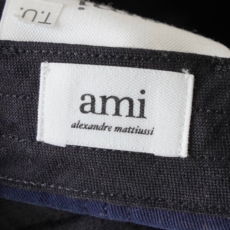 アミパリ アミ パリス ハートロゴ キャップ ネイビー 保存袋付き - NEWSED