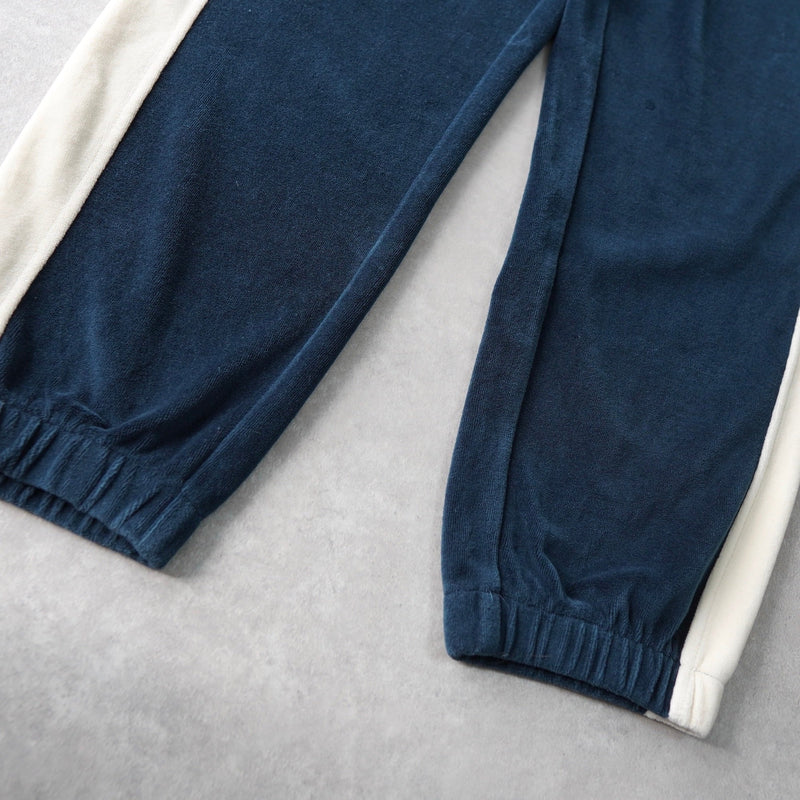 カーハート ロゴ 刺繍 ベロア トラックパンツ スウェット グリーン - NEWSED
