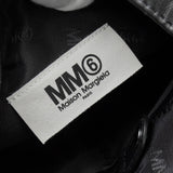 エムエムシックス メゾン マルジェラ ジャパニーズバッグ ミニ レザー ハンドバッグ ブラック - NEWSED