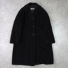 Jil Sander Angora Long Coat Wool Coat Black