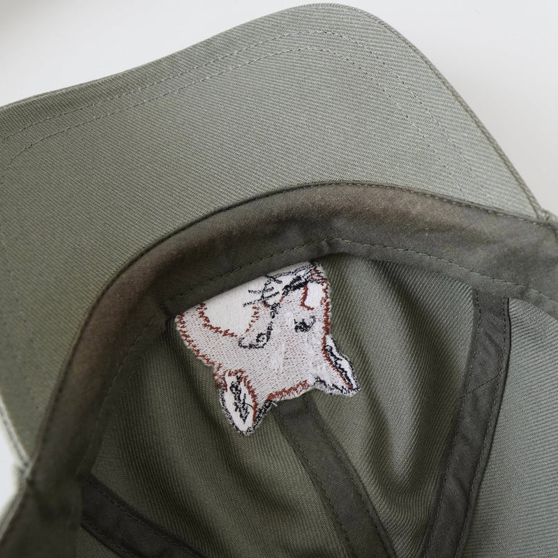 メゾン キツネ フォックスヘッド キャップ カーキ - NEWSED