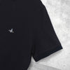 Vivienne Westwood Orb Embroidered Short Sleeve Polo Shirt in Black