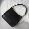 Celine Leather One-Shoulder Bag in Black