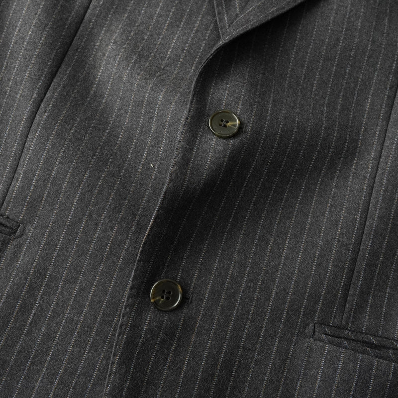 ジバンシィ ジバンシー シングル セットアップ スーツ ピンストライプ グレー - NEWSED